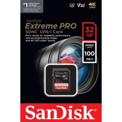 SanDisk 32GB Extreme PRO SDHC UHS-I Memory Card SanDisk 32GB Extreme PRO SDHC UHS-I Memory Card