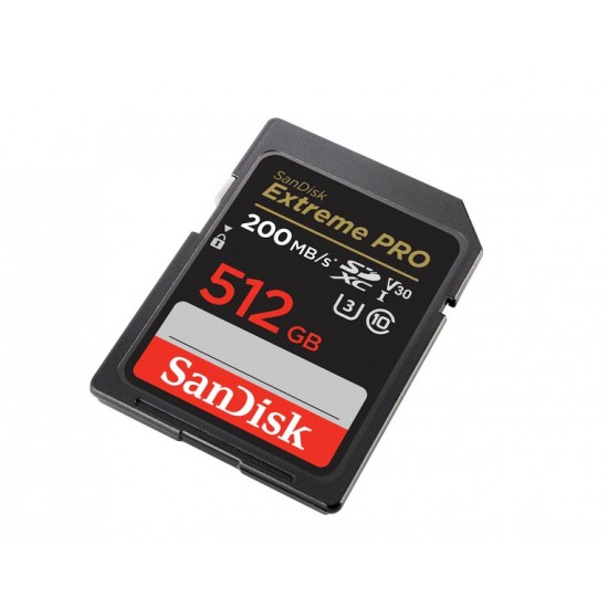 SanDisk 512GB Extreme PRO UHS-I SDXC Memory Card (Class 10)