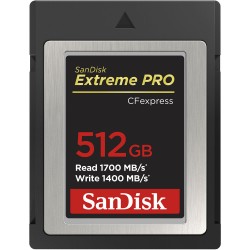 SanDisk 512GB Extreme PRO CFexpress Card Type B SanDisk 512GB Extreme PRO CFexpress Card Type B