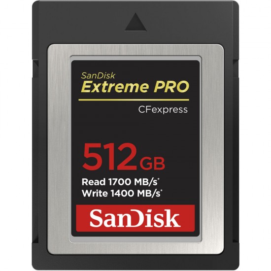 SanDisk 512GB Extreme PRO CFexpress Card Type B SanDisk 512GB Extreme PRO CFexpress Card Type B