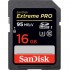 SanDisk 16GB Extreme PRO UHS-I SDHC Memory Card (Class 10)