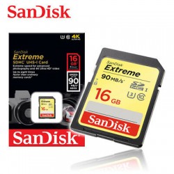 SanDisk 16GB Extreme UHS-I SDHC Memory Card (Class 10) SanDisk 16GB Extreme UHS-I SDHC Memory Card (Class 10)