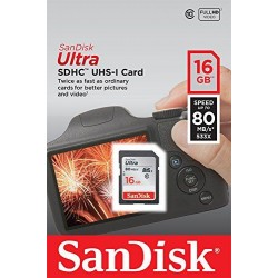 SanDisk 16GB Ultra UHS-I SDHC Memory Card (Class 10) SanDisk 16GB Ultra UHS-I SDHC Memory Card (Class 10)