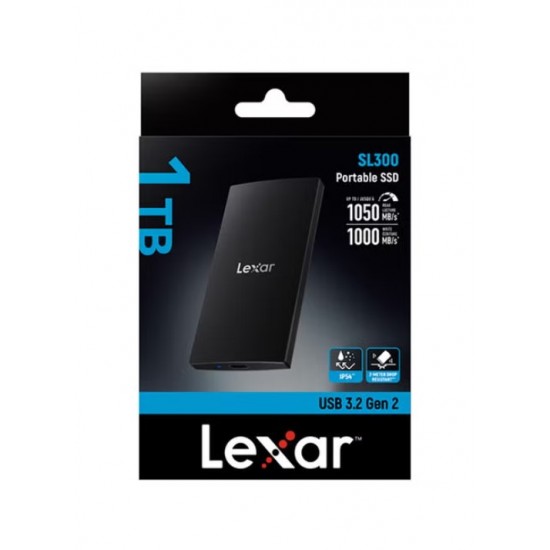 Lexar 1TB SL300 USB 3.2 Gen 2 Portable SSD (1050 MB/s) Lexar 1TB SL300 USB 3.2 Gen 2 Portable SSD (1050 MB/s)