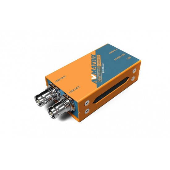 AVMATRIX Mini SC1221 HDMI to Dual 3G-SDI Pocket-size Broadcast Converter