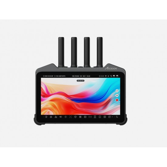 Accsoon CineView M7H Pro 7-inch 4K Recording Monitor with Wireless Transmitter/Receiver
