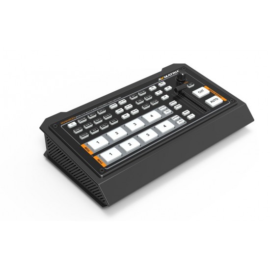 AVMATRIX HVS0402U Micro 4 Channel HDMI Live-Stream Video Switcher