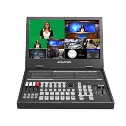 AVMATRIX PVS0615U Portable 6 Channel SDI/HDMI Multi-format Streaming Switcher with 15.6" Display