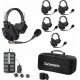 Saramonic WiTalk9-5S 5-Person Full-Duplex Wireless Intercom System with Single-Ear Headsets (1.9 GHz)