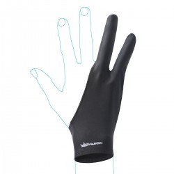 HUION Anti-Fouling Tablet Glove for Artists with Drawing Tablets (In Multiple Sizes - Black)
