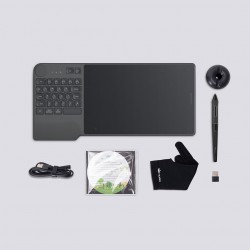 Huion Inspiroy Keydial KD200 Graphics Drawing Tablet with Bluetooth 5.0 Huion Inspiroy Keydial KD200 Graphics Drawing Tablet with Bluetooth 5.0