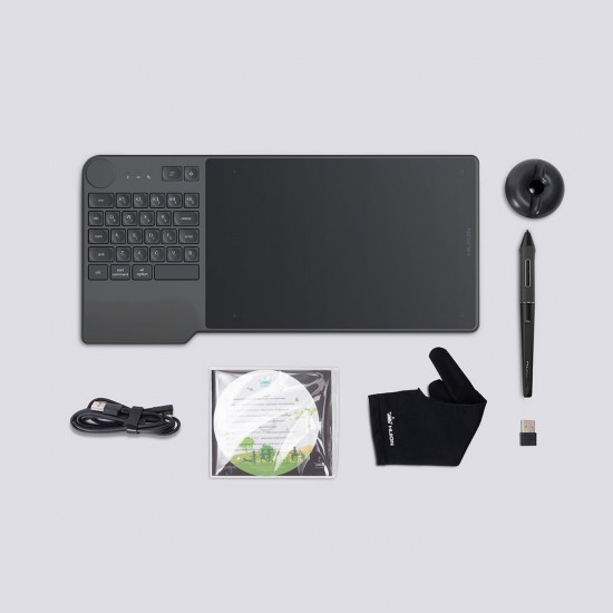 Huion Inspiroy Keydial KD200 Graphics Drawing Tablet with Bluetooth 5.0 Huion Inspiroy Keydial KD200 Graphics Drawing Tablet with Bluetooth 5.0