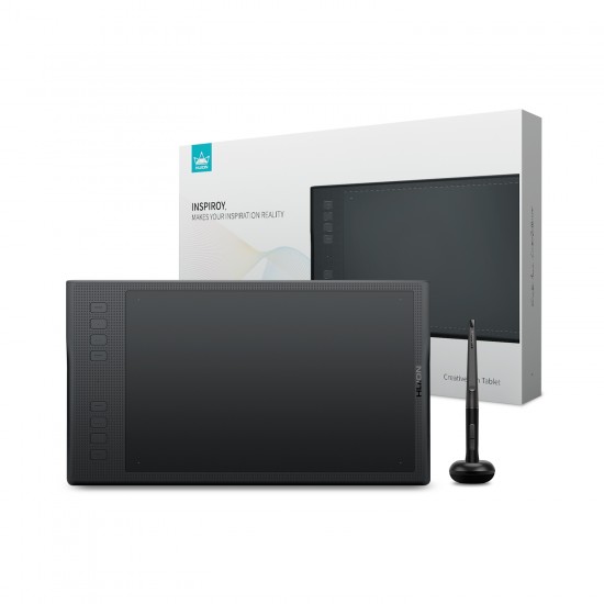 Huion Inspiroy Q11K V2 Graphic Drawing Tablet with Tilt Function and Battery-Free Stylus Pen