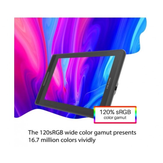 HUION GT-116 KAMVAS Pro 12 Graphics Drawing Tablet with Battery-Free Stylus, Tilt Support and Adjustable Stand