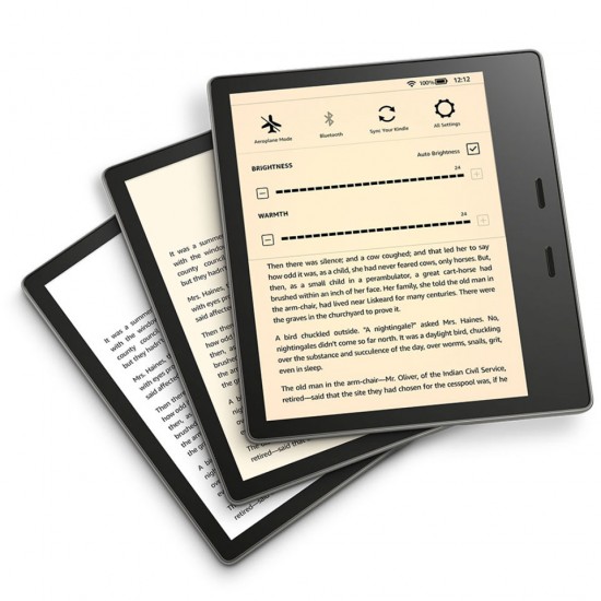 All-new Kindle Oasis E-Reader with adjustable warm light