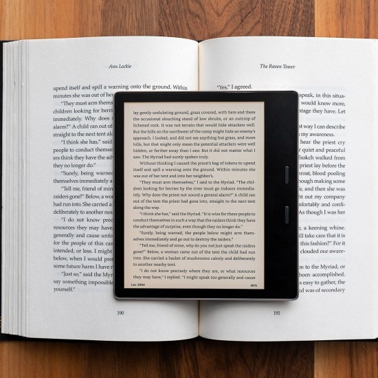 All-new Kindle Oasis E-Reader with adjustable warm light