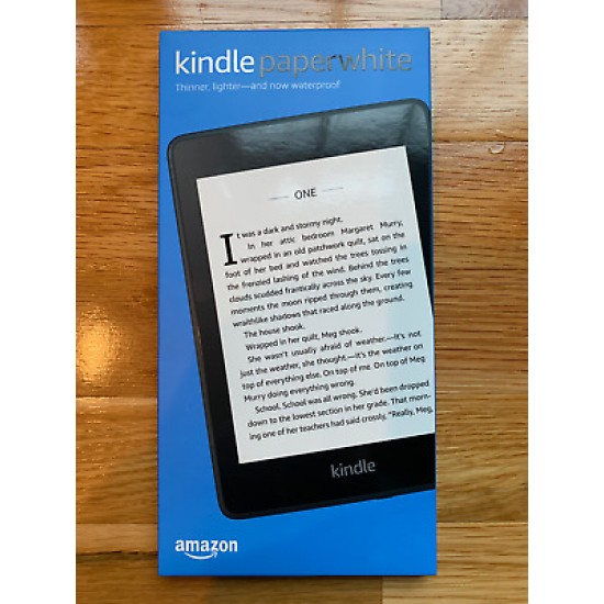 Amazon Kindle Paperwhite E-reader - 11th Generation, 16GB storage and Waterproof (Black)