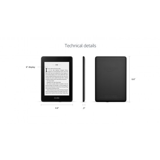 Amazon Kindle Paperwhite E-reader - 11th Generation, 16GB storage and Waterproof (Black)