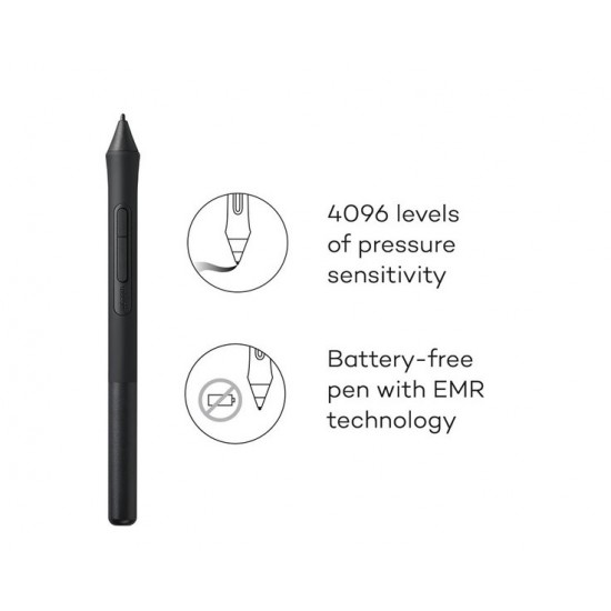 Wacom Intuos CTL4100 Art Graphics Drawing Tablet with Bluetooth (Small, Black)