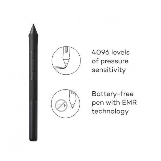 Wacom Intuos CTL6100WL/K0 Art Graphics Drawing Tablet with Bluetooth (Medium, Black)