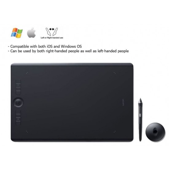 Wacom PTH660 Intuos Pro Creative Graphics Drawing Pen Tablet (Medium)