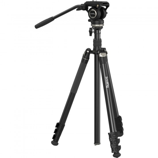 SmallRig CT210 Video Tripod with Fluid Head and Reversible Center Column (#4475) SmallRig CT210 Video Tripod with Fluid Head and Reversible Center Column (#4475)
