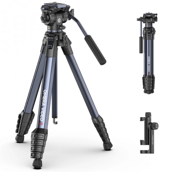 Ulanzi Ombra XIANG Aluminum Travel Tripod with Fluid Head