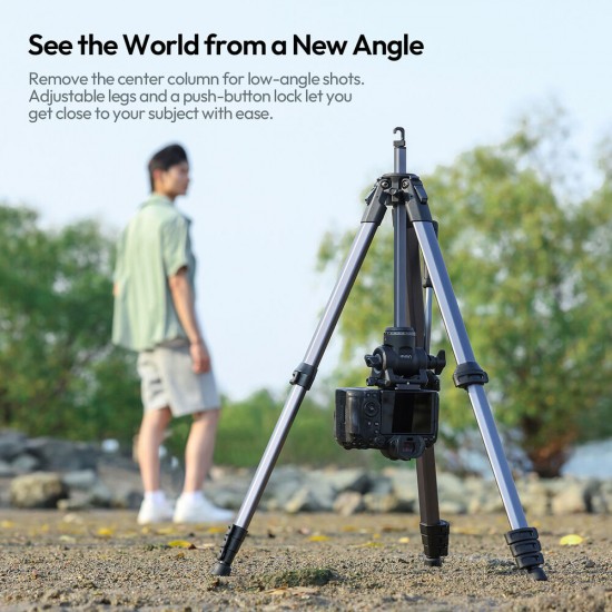 Ulanzi Ombra XIANG Aluminum Travel Tripod with Fluid Head