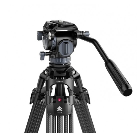Ulanzi T047 VideoFast Carbon Fiber Heavy-Duty Tripod with T045 Fluid Head