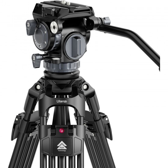 Ulanzi T048 VideoFast Heavy-Duty Tripod with Fluid Head (Aluminum) Ulanzi T048 VideoFast Heavy-Duty Tripod with Fluid Head (Aluminum)