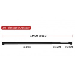2.6m x 3m (Spring-Cushioned) Background Stand with Interconnecting Bar 2.6m x 3m (Spring-Cushioned) Background Stand with Interconnecting Bar