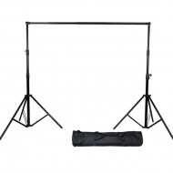 2.6m x 3m (Spring-Cushioned) Background Stand with Interconnecting Bar 2.6m x 3m (Spring-Cushioned) Background Stand with Interconnecting Bar