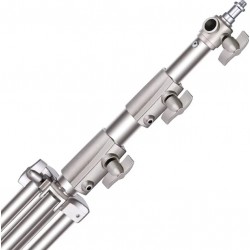 2.6m Heavy Duty Stainless Steel Spring Cushioned Light Stand 2.6m Heavy Duty Stainless Steel Spring Cushioned Light Stand