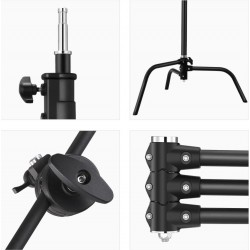 Selens C-Stand Grip Head & Arm (Black) Selens C-Stand Grip Head & Arm (Black)