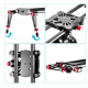 Neewer 80cm Carbon Fiber Camera Track Slider Video Stabilizer Rail for DSLRs and Camcorders