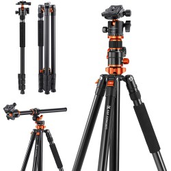 K&F Concept T254A7 Magnesium Alloy Tripod with BH-28L Ball Head K&F Concept T254A7 Magnesium Alloy Tripod with BH-28L Ball Head
