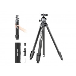 Neewer Litetrip LT07 61 Aluminum Travel Tripod for Camera W Pan Tilt Low Profile Ball Head" Neewer Litetrip LT07 61 Aluminum Travel Tripod for Camera W Pan Tilt Low Profile Ball Head"