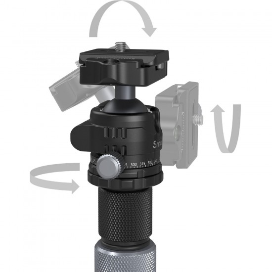 SmallRig AP-20 Carbon Fiber Tripod with Center Column & Ball Head (#4059)