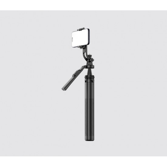 C17 AI Face Tracking Selfie stick with 2pc LED Lights