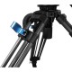 Sirui 1.8M SQ75+ VHS10 Carbon Fiber Video Tripod 10kg Load