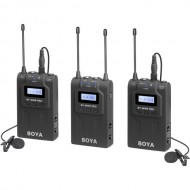 BOYA BY-WM8 Pro-K2 UHF Dual-Channel Mono/Stereo Wireless Lavalier System BOYA BY-WM8 Pro-K2 UHF Dual-Channel Mono/Stereo Wireless Lavalier System