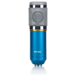 BM-800 Condenser Recording Microphone with Shock Mount - Blue BM-800 Condenser Recording Microphone with Shock Mount - Blue