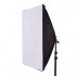 E27 50x70cm Softbox With Lamp Holder Socket and Soft Cloth Diffuser for Studio Photography