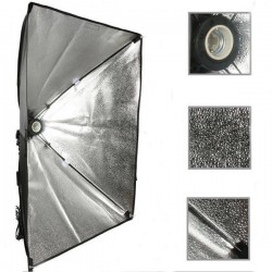 E27 50x70cm Softbox With Lamp Holder Socket and Soft Cloth Diffuser for Studio Photography E27 50x70cm Softbox With Lamp Holder Socket and Soft Cloth Diffuser for Studio Photography