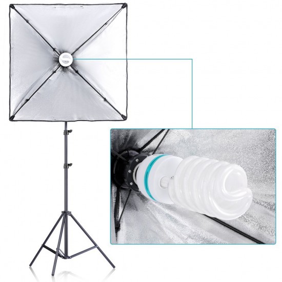 E27 Lighting with Stand and Softbox