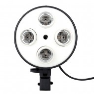E27 4 in 1 Light Socket with Light Stand Swivel Mount & Umbrella Holder for Photography Lighting E27 4 in 1 Light Socket with Light Stand Swivel Mount & Umbrella Holder for Photography Lighting