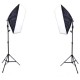 E27 Lighting With Stand and Softbox (2 Set Kit)