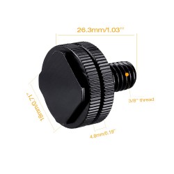 3/8" Male Thread Adapter Screw to Cold Shoe 3/8" Male Thread Adapter Screw to Cold Shoe