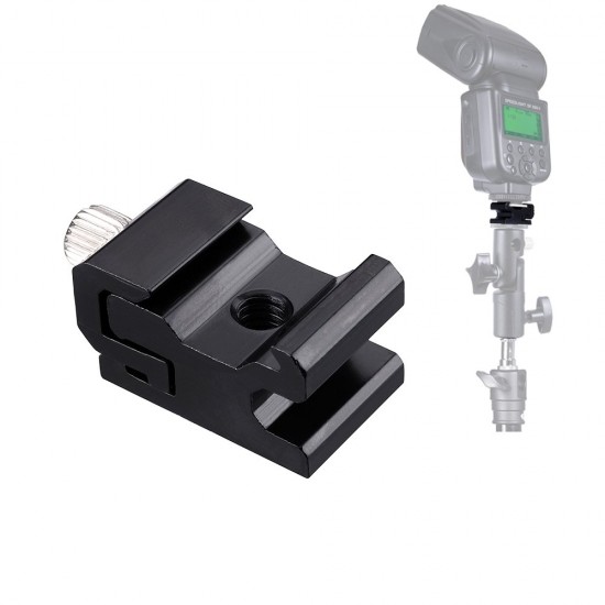 Camera Metal Cold Shoe Flash Stand Adapter