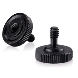 Quick Release Thumb Screw with 1/4" Female Socket and 1/4" Male Thread 